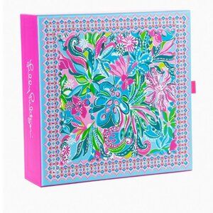 New Lilly Pulitzer Turquoise Oasis Golden Hour 500 piece puzzle